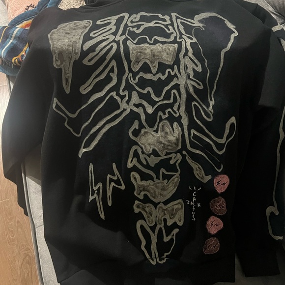 Cactus Jack Fragment Skeleton Graffiti Full zip jacket - Picture 4 of 11